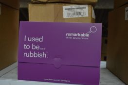 *Two Boxes Containing 10 Recycled A4 Document Wall