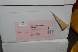 *Box Containing Five Reams of Canon A3 80gsm Copy
