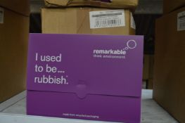 *Two Boxes Containing 10 Recycled A4 Document Wall