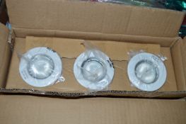 *Set of Three GU10 Eyeball Lights (White)