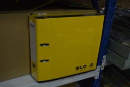Four Packs of Three Glo A4 Lever Arch Folders (Lem