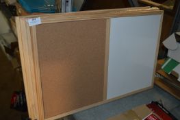 *Four Cork and Drywipe Noticeboards