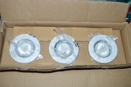 *Set of Three GU10 Eyeball Lights (White)
