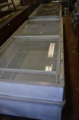 Display Freezer with Sliding Glass Lid