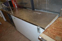 Stainless Steel Topped Chest Freezer