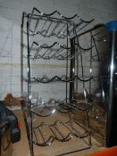 Chrome 15 Bottle Wine Rack