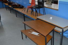 *Five Beech Topped Tables and Four Others