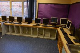 *Tweleve Flat Screen Computer Monitors, Assorted K