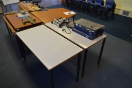 *Six Assorted School Tables