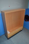 *Set of Open Fronted Beech Bookshelves