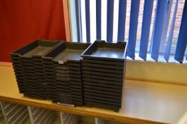 *Thirty Eight Grey Plastic Trays