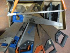 Box Containing Hand Saws
