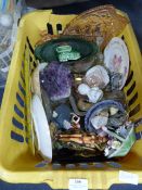 Wash Basket Containing Ornaments, Decorative Plate