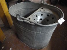 *Galvanized Mop Bucket