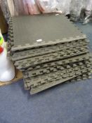 Square Rubber Mat Sectional Play Area Flooring