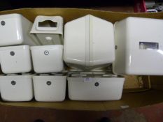 Soap and Paper Towel Dispensers