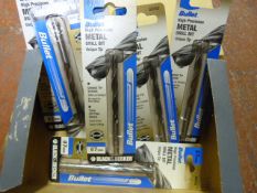 Box Containing Eight 7mm Metal Drill Bits