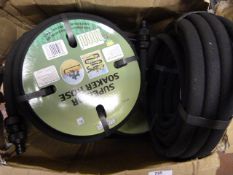 Eight Superior Soaker Hose Reels