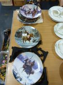 Collection of Decorative Wall Plates 