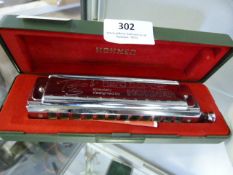 Hohner Chromonica in Case