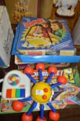 Vintage Board Games; Suspense, Battling Gladiators