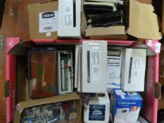 Box Containing Thermostat Clock, Sensors, Electric