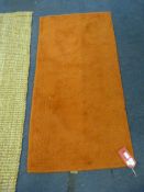 Small Terracotta Coloured Rug 53x27