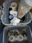 Plastic Box Containing Wall Lights, Pottery, Minci