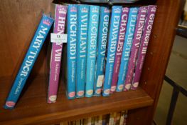 Eleven Volumes of Kings & Queens of England Books