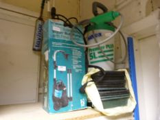 Two Water Butt Pumps and Seed Trays