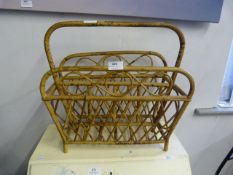 Bamboo Magazine Rack