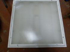 Three Industrial Insert Ceiling Light Fittings