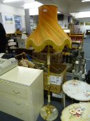 Onyx & Gilt Standard Lamp