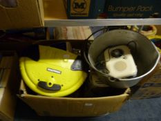 Box Containing Assorted Bric-a-Brac; Silver Plated