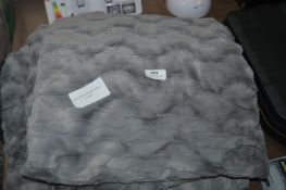 *Faux Fur Reversible Throw