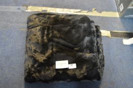 *Faux Fur Reversible Throw