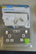 *BG USB Twin Wall Socket
