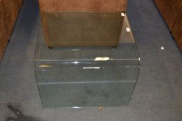 Curved Glass Coffee Table