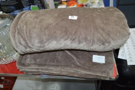 *Velvet Sherpa Blanket