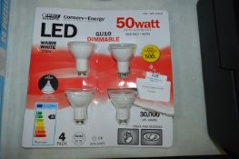 *Feit GU10 LED Light Bulbs 4pk