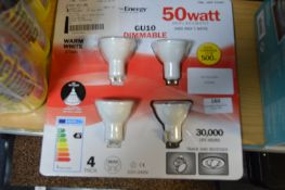 *Feit GU10 LED Light Bulbs 4pk