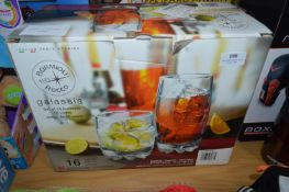*Bormioli Galassia Tumblers 16 Pieces