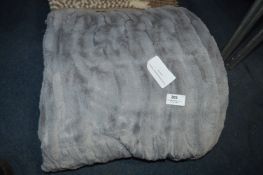 *Faux Fur Reversible Throw