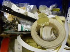 Box Containing Assorted Kitchen Cabinet Hinges, Fu