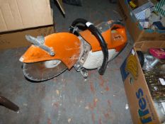 Stihl Petrol Driven Stone Cutter with Diamond Disc