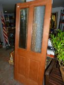 Softwood Exterior Door with Glazed Panels