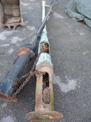 Decorative Cast Iron Lamp Post (Blue & White)