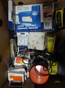 Draper Electric Staple Gun, Staples, Soldering Iro