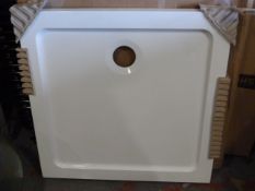 800x800 Shello Shower Tray