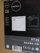 800x800 Hatelli Shower Tray